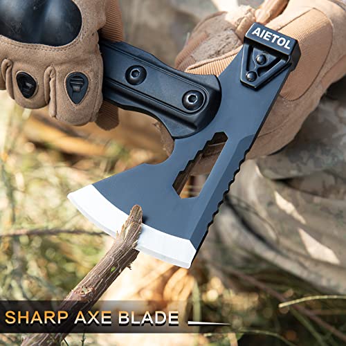 15-inch Camping Hatchet - Survival and Camp Axe/Hammer Tool with Sheath – Bild 4