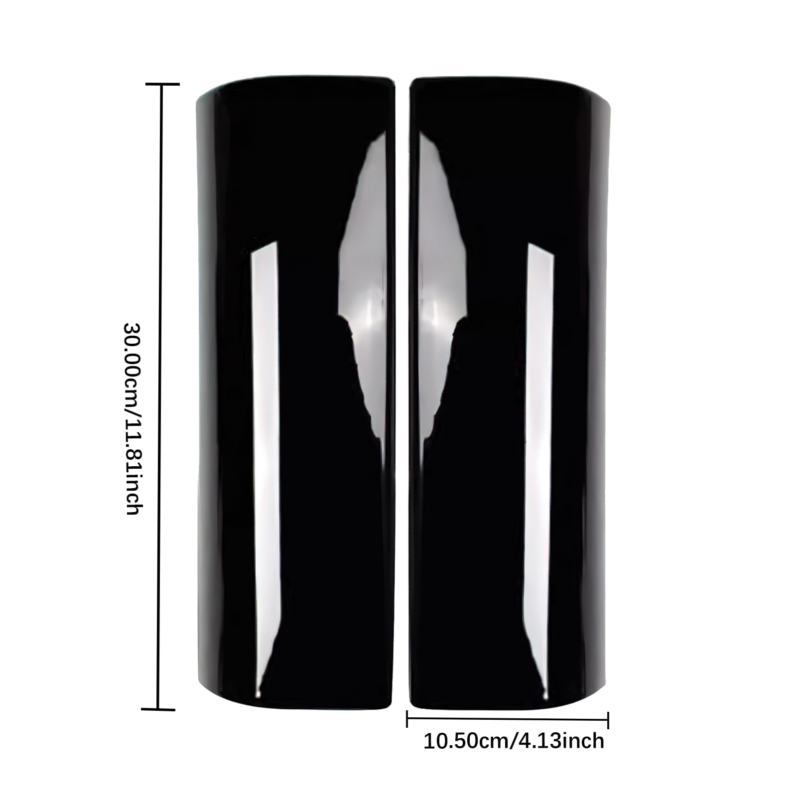 KUNGKIC Braccioli Auto Box Copertura Consolle Centrale Protezione Trim Adesivo Interno Per Mercedes Benz Classe C W206 2022-2024 GLC X254 2023-2024 Accessori,ABS (Nero)