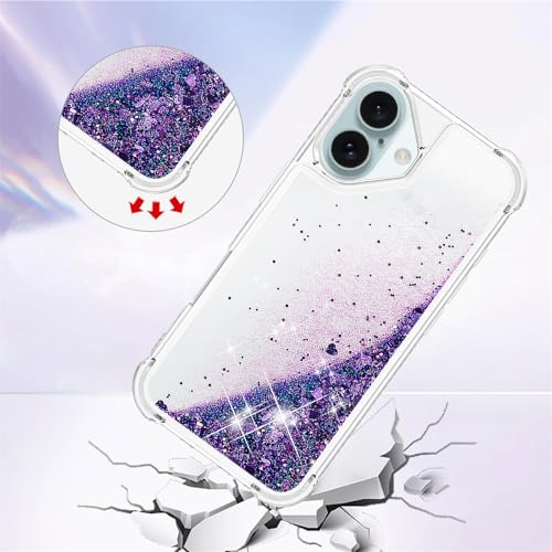 Coque iPhone 16 évitez les rayures grâce au TPU souple violet