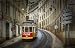 LHJOYSP Puzzle Noel 500 Pieces Tramway de la Rue de la Ville Lisbonne Portugal 52x38cm
