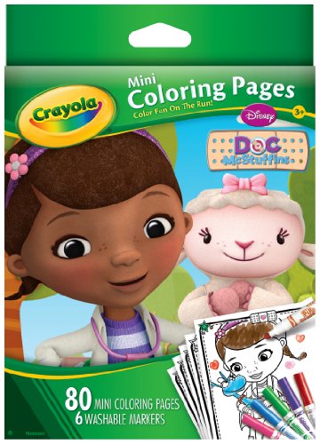 Crayola Doc McStuffins Mini Coloring Pages by