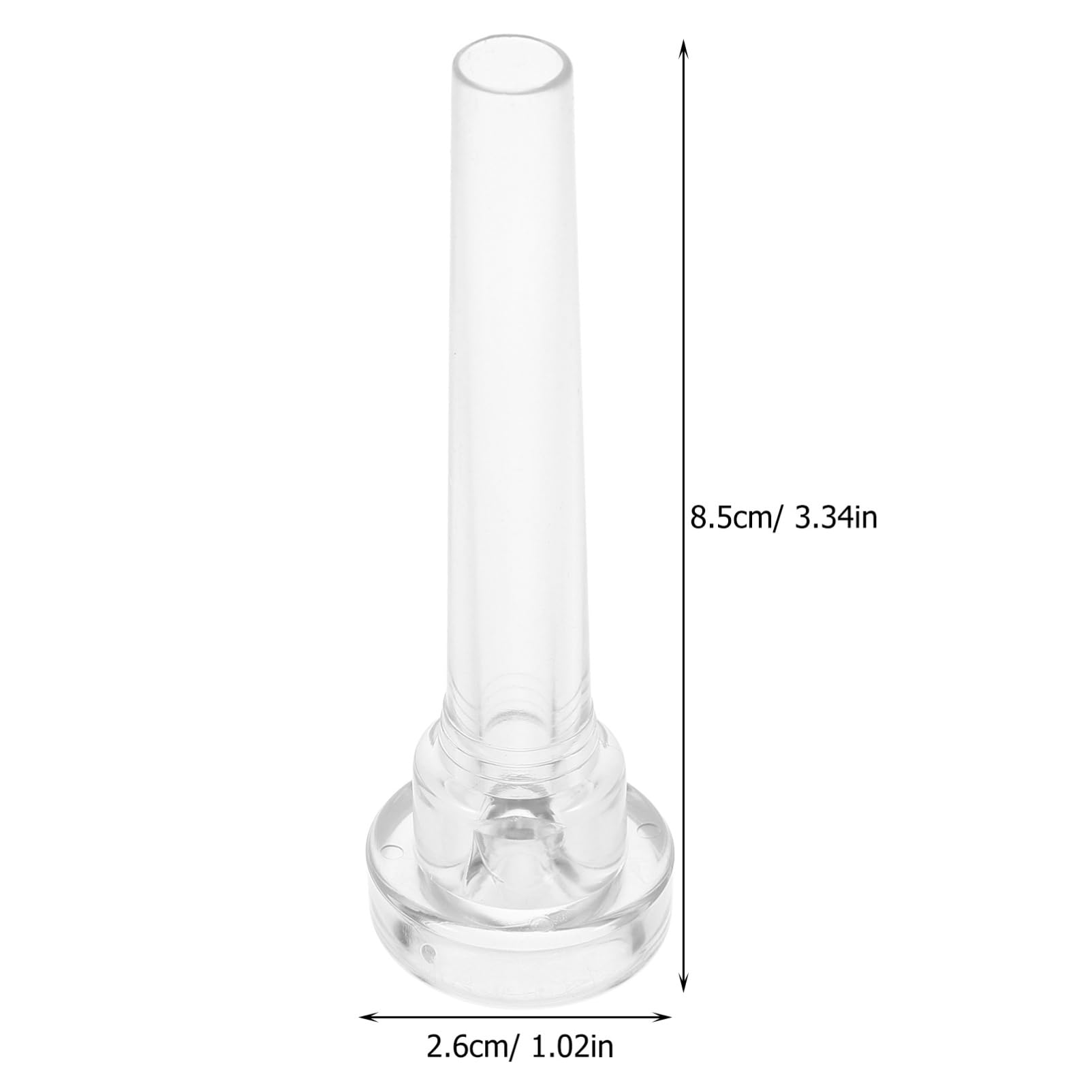 Kisangel Trumpet Mouthpiece Replacement Accessory Durable Design for Beginners Producing Sound Lightweight and Easy to Install for Practice and Performance