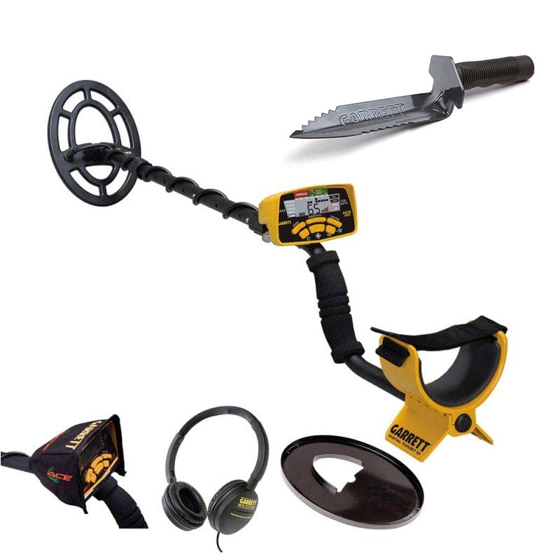 Pack : Détecteur de métaux Garrett ACE 300i + Pelle Couteau Edge Digger