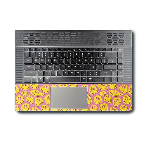 Image of MightySkins Carbon Fiber Skin Compatible with Alienware X16 R1 (2023) Full Wrap Kit - Melted Faces | Protective, Durable Textured Carbon Fiber Finish | Easy to Apply & Change Styles | Made in The USA
