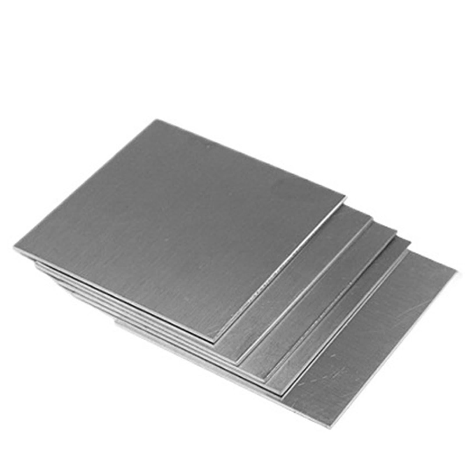 Quadratisches Plattenblech aus Edelstahl | 0,5 mm dicker Edelstahl in verschiedenen Größen for Heimwerker und Bastelarbeiten: Metallbleche(350x350mm 1PCS)