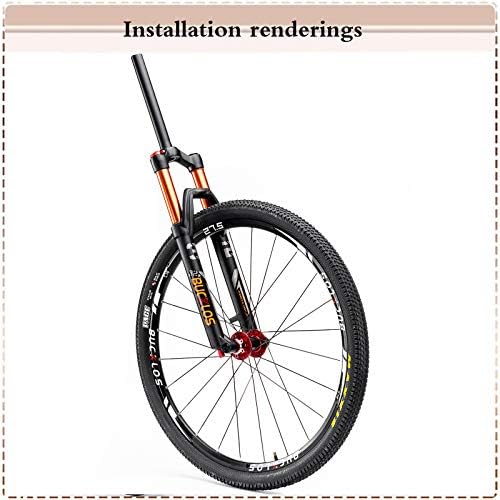 BUCKLOS 26/27.5/29 inch MTB Fork 120mm Travel, 11/8" Straight/Tapered