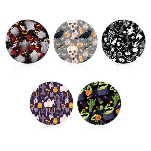 25pcs Sensor Covers for Libre 2 & 3, Halloween Waterproof CGM Overpatch Breathable Adhesive Sensor Cover Patches for Libre 2/3