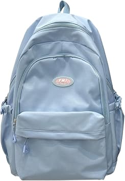 Y2K Backpack Star Backpack Preppy Backpack with y2k Accessories Cute Kawaii Backpack Kawaii Stuffs blue