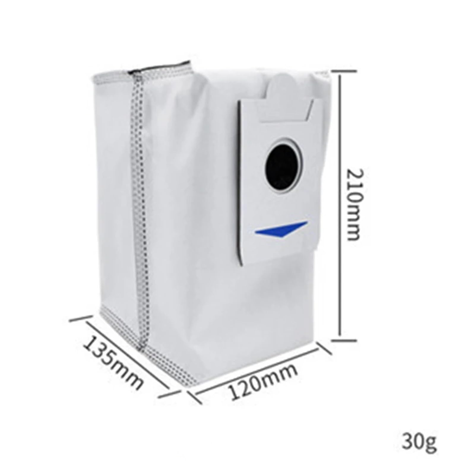 Compatible con ECOVACS DEEBOT X2 Filtro trapeador Cepillo Lateral Bolsa de Polvo Filtro aspiradora barredora barredora Robot reemplazo(Red)