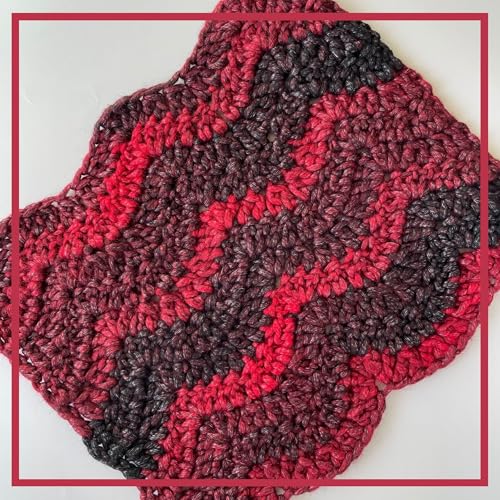 Image of Ombre Encore Chunky Ombre Yarn #5, 3-Pack (507Yds /420G), Checkerboard Red