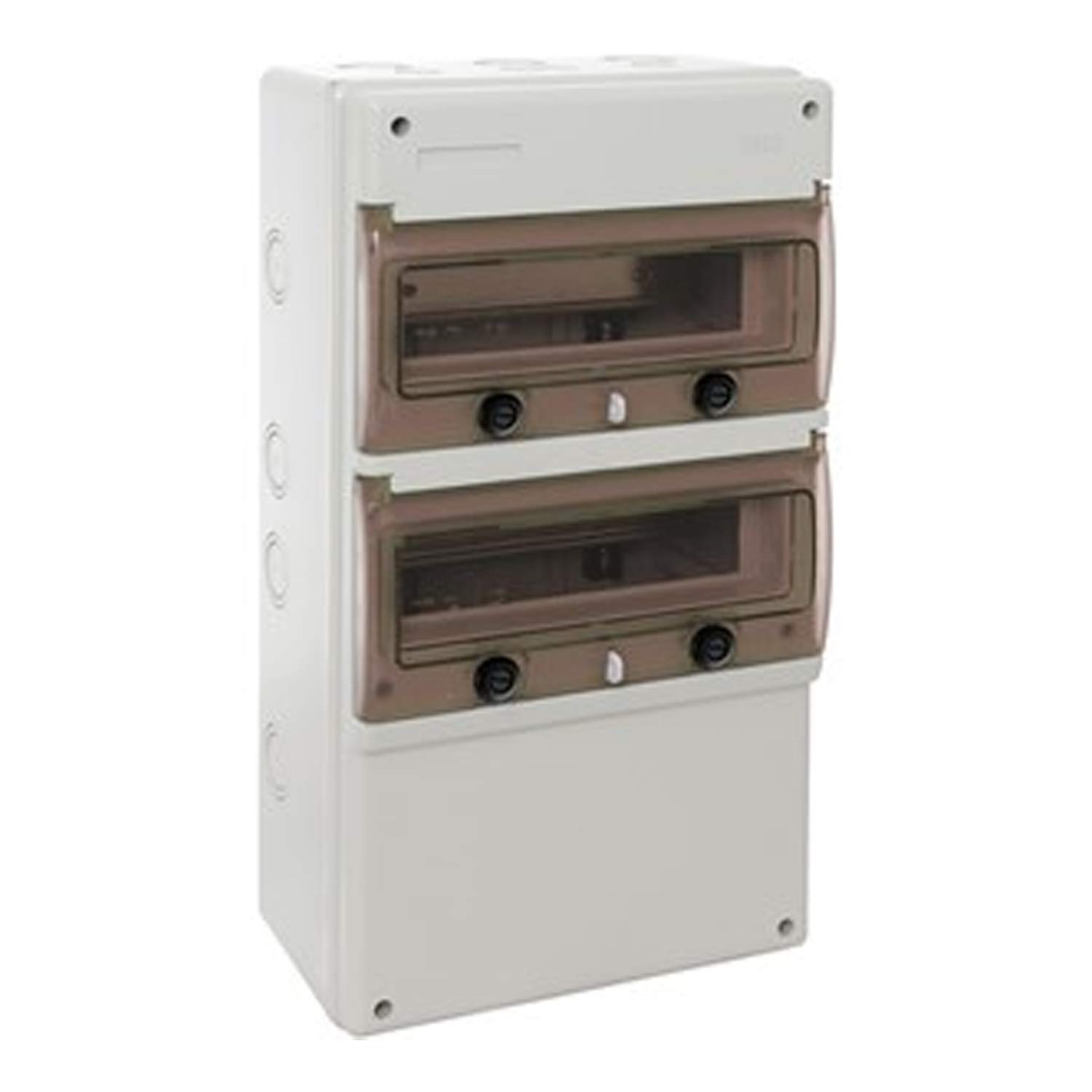 WISKA INDUBOX 1322R/W 22 Way IP65 Garage Unit Din Rail Enclosure Weatherproof Consumer Unit Housing Wall Surface Mounting