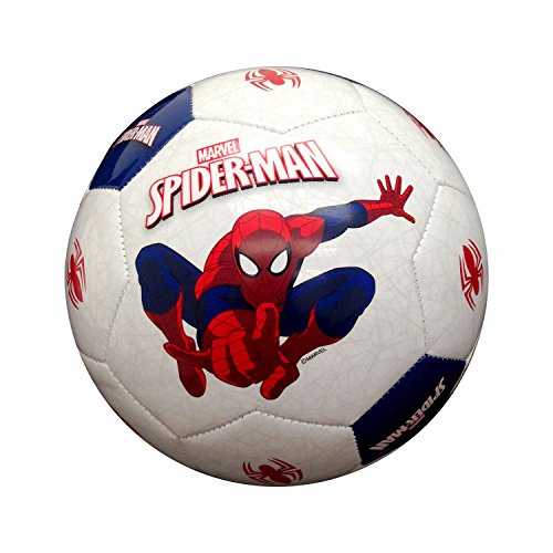 Marvel Spider-Man Soccer Ball, Red/Blue/White, 4