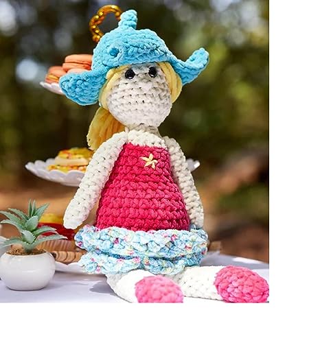 Image of Premier Yarns Parfait Chunky Chenille 3.5 Oz 6 Super Bulky Weight 3 Pack Bundle with Bella's Stitch Place Holders (Cream)