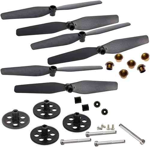 Miniatura 6 de INLIMA S167 S166 RC Drone SP500 Kit de piezas de repuesto Hélices Cuchillas Marco de Protección CSJ S167 GPS Quadcopter Brazos Motor Gear Eje