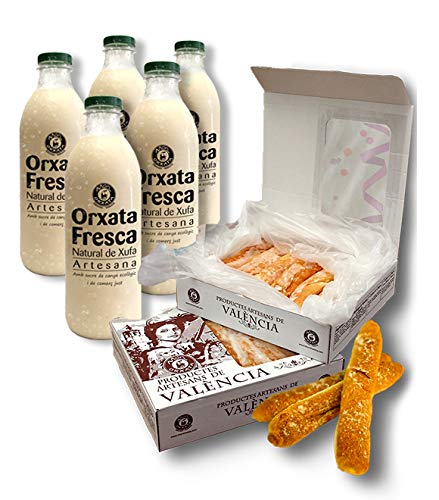 Pack celebraciones: 4 litros de Horchata Natural Ecológica y 26 Fartons