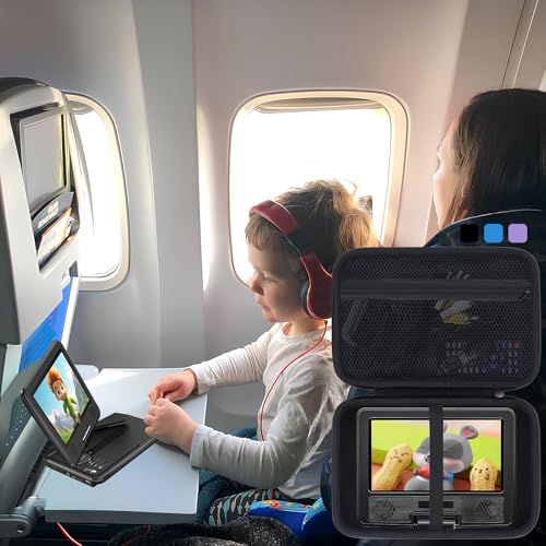 Peyyargo Hart Schutzhülle Kompatibel mit YOTON 9,5/POFOTO 9,5/YOOHOO 9,5/DBPOWER 10.5 / WONNIE 10,5 / APEMAN 10,5’’ /GOnavidio 10,5 /YOTON 10,5 Tragbarer DVD-Player (Lila)