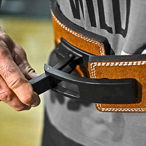 Leather Weight Lifting Belt Powerlifting Belt Back Support - Image 3