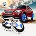 Bearfire 4Pcs Waterproof LED Light Wheel Hub Center Caps Cover Wheel Lights Car Emblems for BMW Accessory