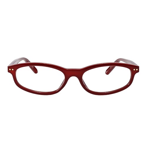 Blue Light Blocking Glasses Dark Red (Cat Eye)