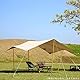 Tatonka Tarp 4 TC (285 x 400 cm) - Wasserdichtes Tarp aus Baumwollmischgewebe mit hervorragender UV-Stabilität, Ösen und Abpsannschlaufen - Schützt vor Sonne, Wind und Regen - beige
