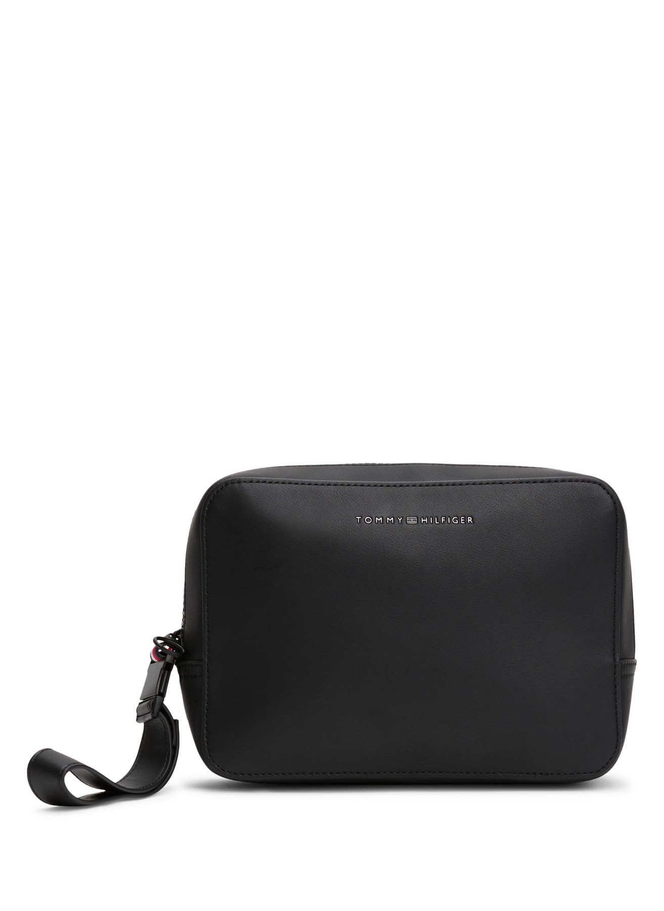 Tommy Hilfiger TH FOUNDATION WASHBAG, COLOR BLACK BDS - BLACK ONE SIZE, Bds - Black, Einheitsgröße, Streetwear