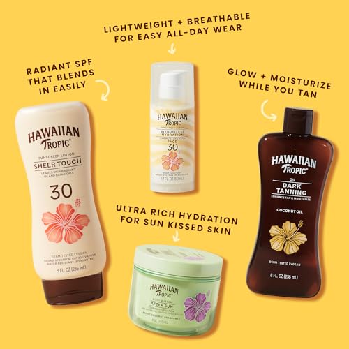Image of Hawaiian Tropic Island Sport Sunscreen Spray, Clear Coconut, 6 Ounce