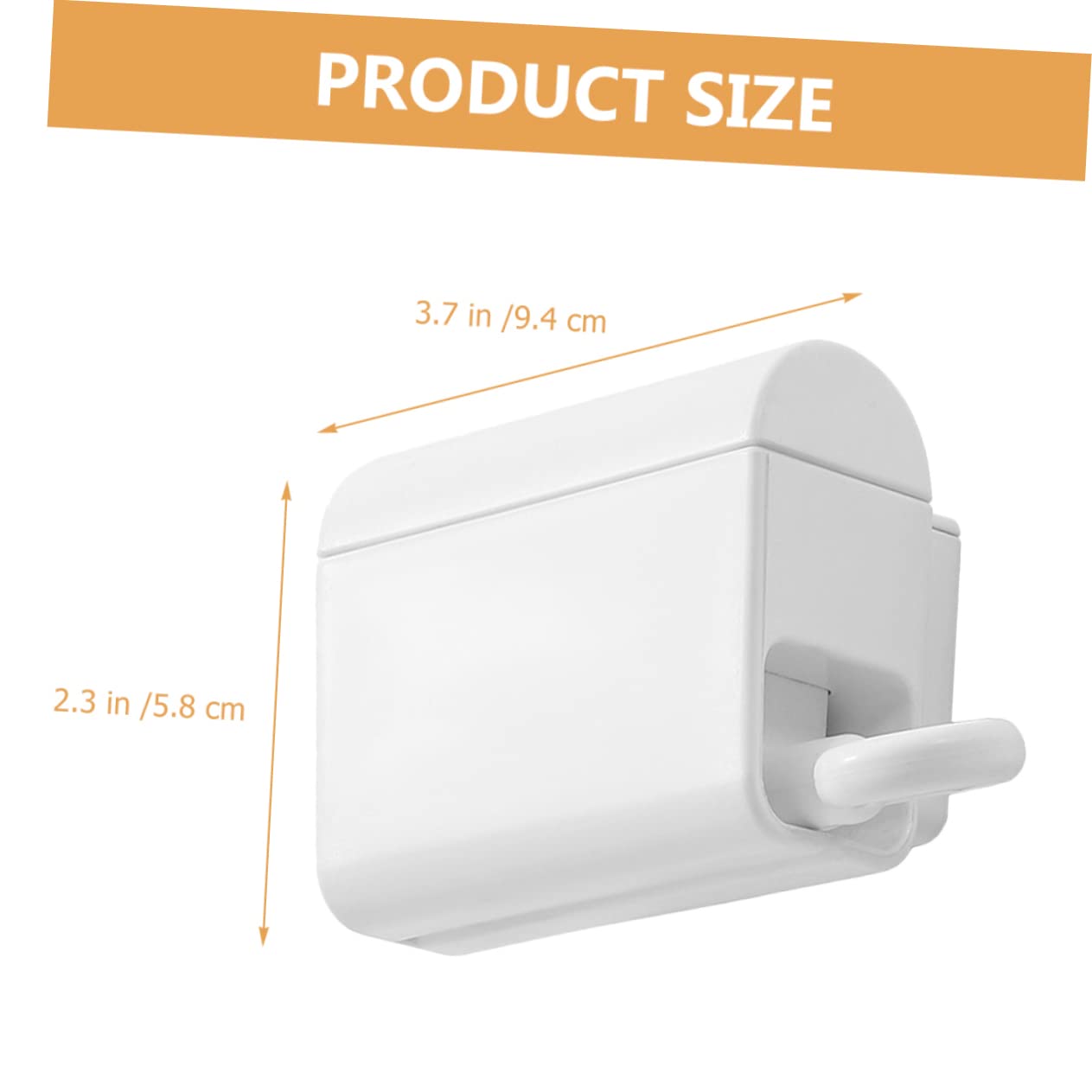 Cabilock Sacador De Pasta 1 Set Wall Mount Toothpaste Dispenser Space Saving Portable No Glue Needed for Cream Toothpaste