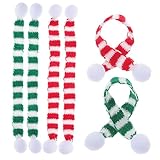 OUNONA 6個 ミニクリスマススカーフ 醜いクリスマス セーター ワイン ボトル カバー 妖精の壷 まぐさ christmas tree decoration クリスマスパーティーの飾り 布