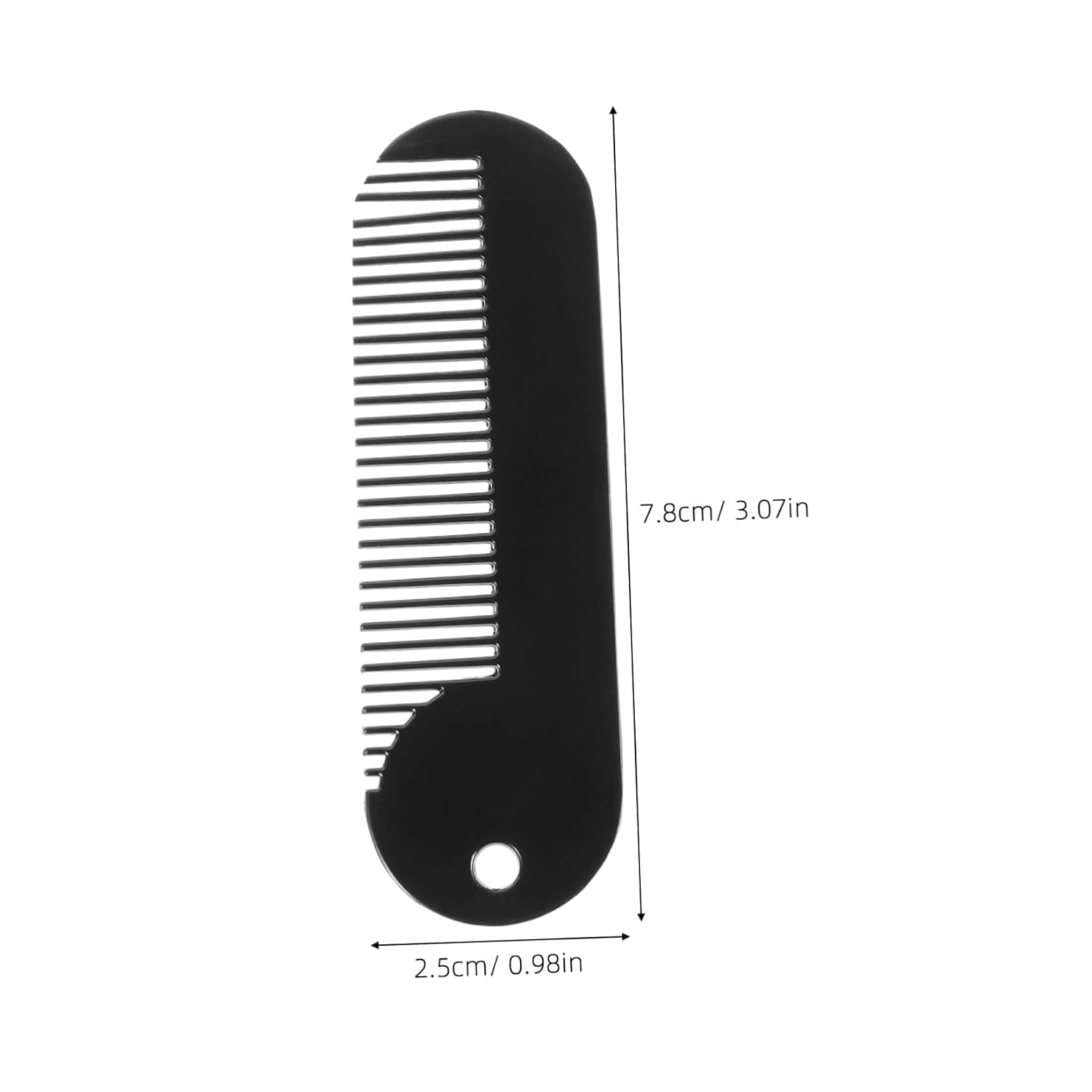 4pcs Mini Mustache Combs Fine Tooth Beard Pocket Grooming Combs for Men Travel Facial Hair Styling