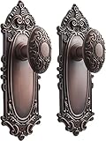 Signature Hardware 480946 Valma Solid Brass Dummy Set Door Knob Set