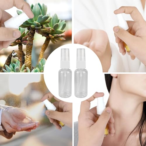 2 Pack Spray Bottle, 1 oz/30ml Small Plastic Spray Bottles, Travel Size Spray Bottle, Fine Mist Spray Bottles (2)3