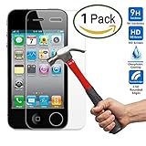 For iPhone 5S / 5 / 5C Screen Protector,9H Hardness Premium Tempered Glass Screen Protector Round Ed