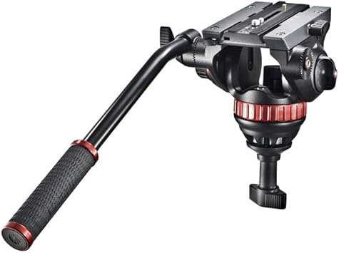 Amazon Com Manfrotto Mvh502a 502 Video Head With 75mm Half Ball Black Tripod Heads Electronics