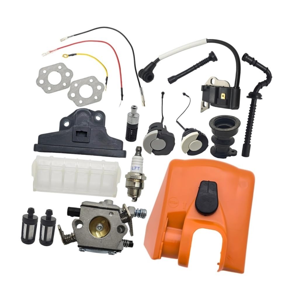 Carburateur MS250 performant et bobine d'allumage pour tronçonneuse