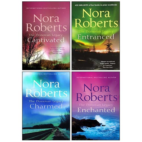 The Donovan Legacy Series Collection 4 Books Set By Nora Roberts (Captivated, Entranced, Charmed & Enchanted)