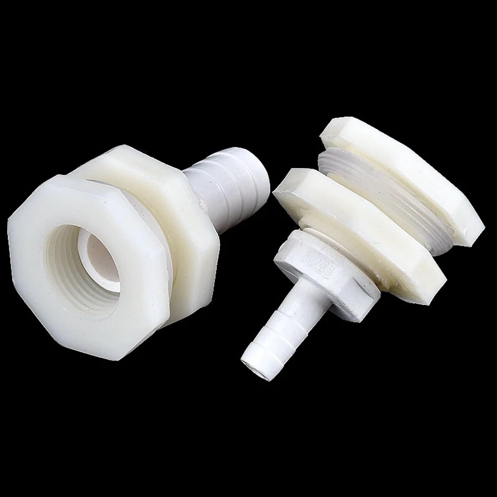Raccordi per Tubi dell'Acqua, Adattatore for Tubo in PVC Bianco da 1/2" e 3/4" a 8-16 mm for irrigazione da Giardino con Scarico del Serbatoio(3l4 inch 16mm)