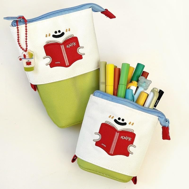 Miniatura 2 de Xxkk - Bolsa plegable para bolígrafos, organizador de artículos de papelería para herramientas de escritura, soporte de papelería, soporte de