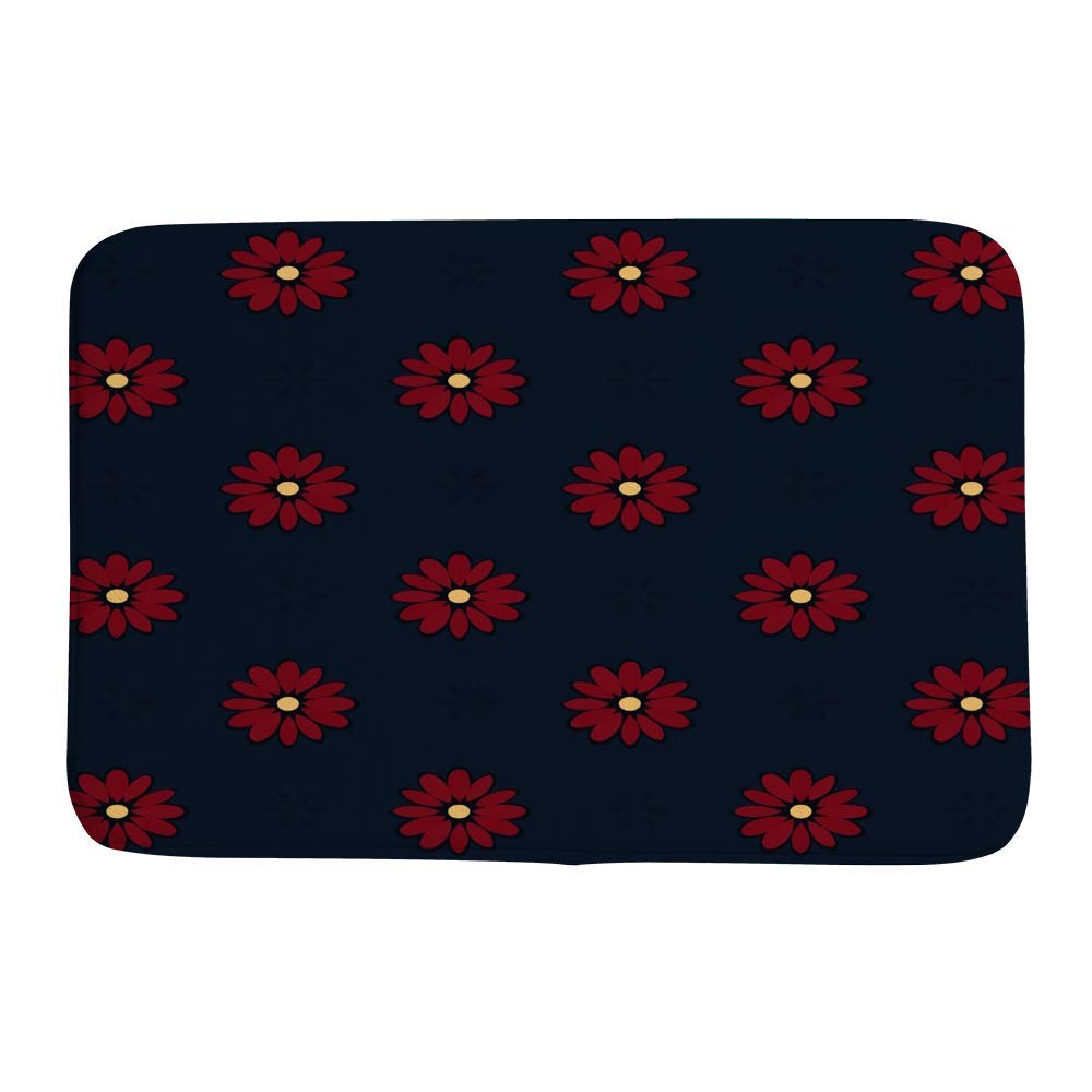 Tapis de salle de bain antidérapant lavable en machine 78x50cm
