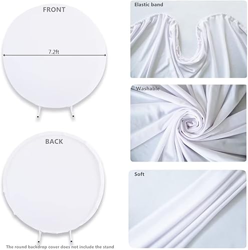 Miniatura 7 de ittsmnt Carpa de circo redonda para tienda de campaña de circo, 6.5 pies, carnaval, fiesta, cumpleaños, suministros de fotografía de fondo,