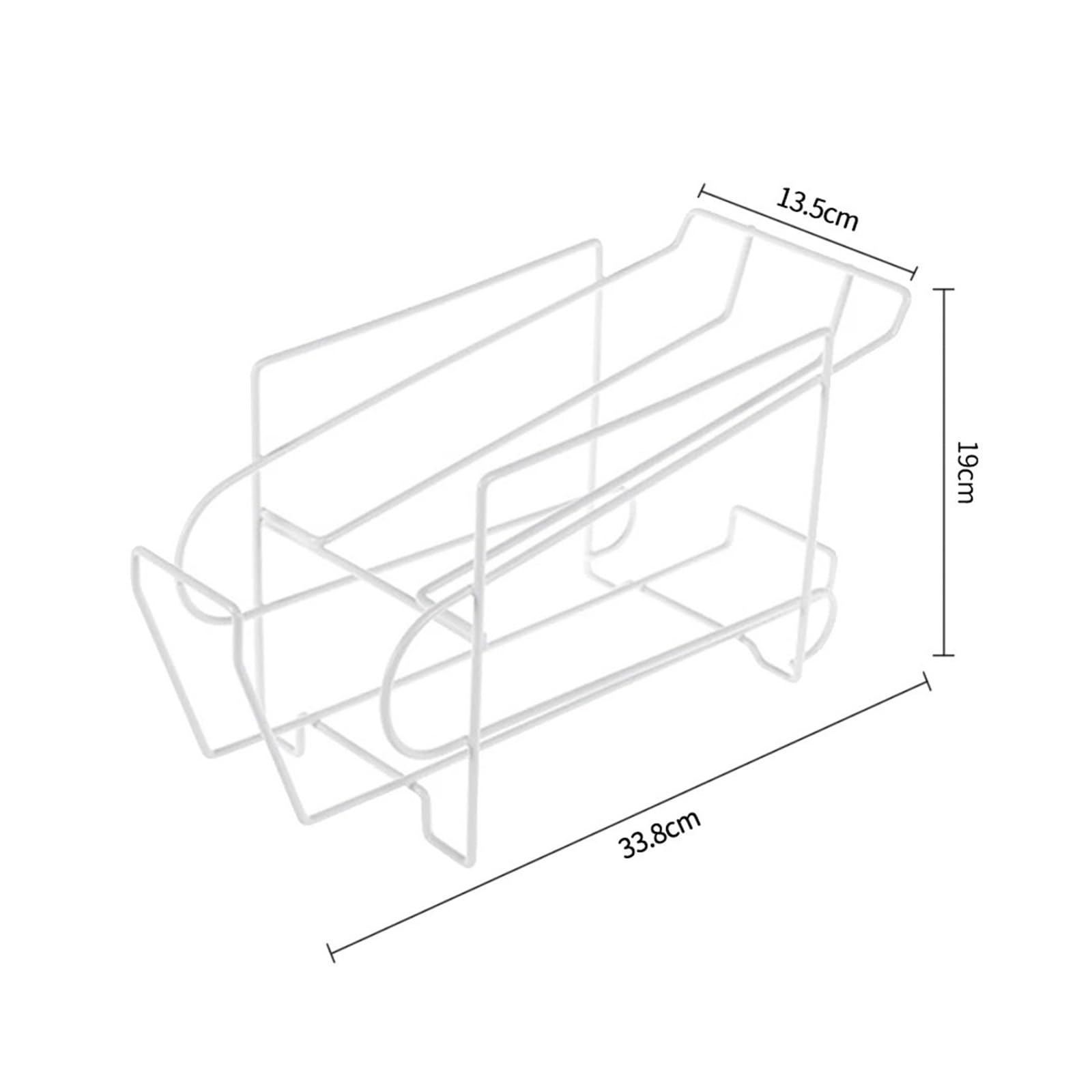 Scaffale for lattine for Frigorifero da Cucina Scaffale for lattine da Tavolo a Doppio Strato Scaffale for lattine for Bevande Soda Coke Porta Dispenser for lattine di Birra