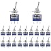 AEDIKO 20pcs Micro Toggle Switch 3 Pin SPDT Touch 2 Position ON/ON Mini Miniature Toggle Switch AC 125V/6A