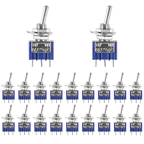 Toggle, SPST Auto Red Switch 50A @ 12VDC