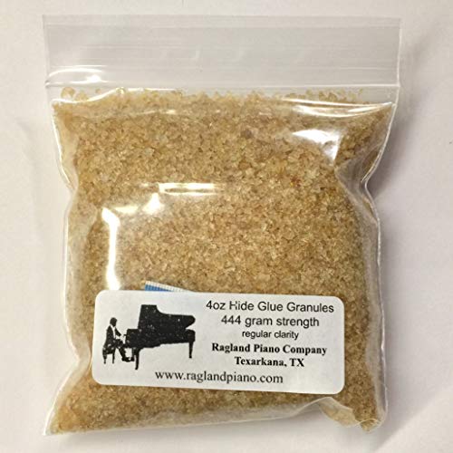 Ragland Piano Hide Glue Granules 4oz, 444g, Regular Clarity