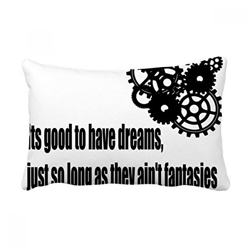 Oreiller lombaire DIYthinker cadeau déco original coussin citation multicolore