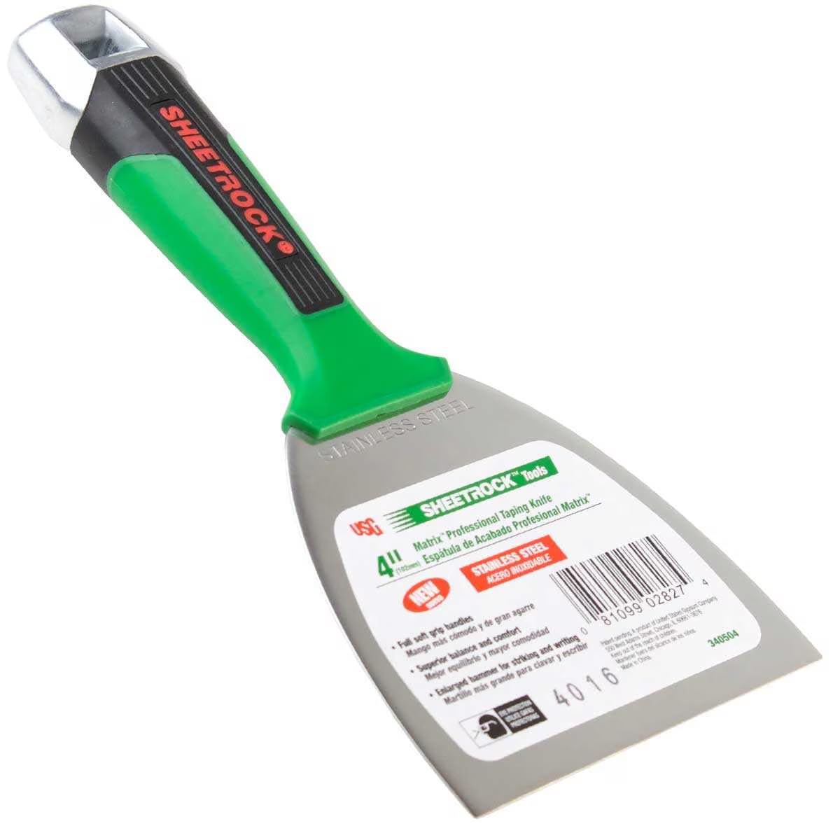 USG Sheetrock MATRIX Professional Joint Knives (4-Inch, Stainless Steel)