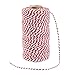 Red and White Baker's Twine - 328 ft