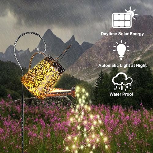 Solar-Garden-Watering-Can-LightsSolar-Waterfall-Lights-with-Cascading-LightsGarden-Decor-for-OutsideSolar-Outdoor-Light-Hanging-Lantern-Yard-DecorGardening-Gifts-for-Mom-Grandma-Women-Birthday