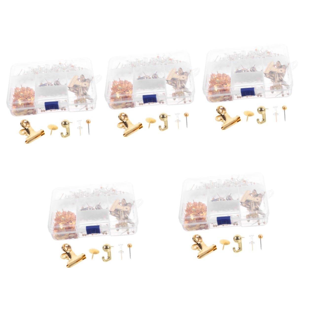 5ensembles Punaise Doré pour Planche De Liège Accessoires Créatifs pour Cartes Et Décorations Polyvalent pour Bureau Et Organisation Personnelle