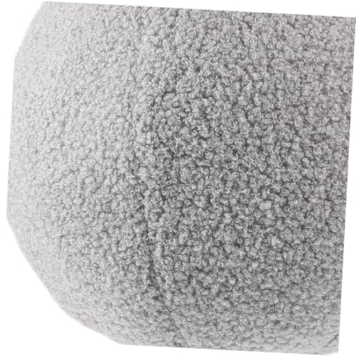 Coussin boule en peluche anti-affaissement oreiller rond confortable