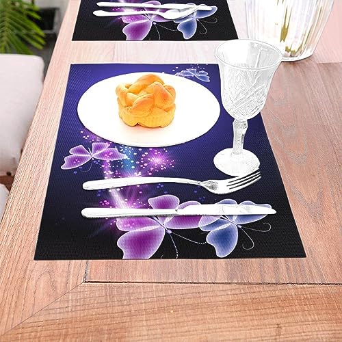 Set de table en PVC de qualité supérieure isolant et imperméable pour salle à manger